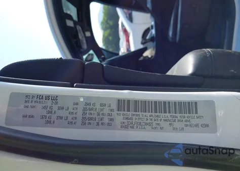 2020 Jeep Grand Cherokee Limited 4X4 z USA, uszkodzony, nr VIN 1C4RJFBG8LC304925